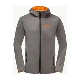 Jack Wolfskin 1307471-6185 Gri Bornberg Hoody Softshell Erkek Ceket