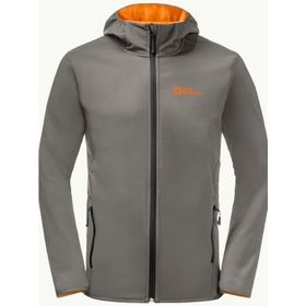 Jack Wolfskin 1307471-6185 Gri Bornberg Hoody Softshell Erkek Ceket