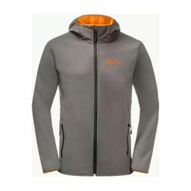 Jack Wolfskin 1307471-6185 Gri Bornberg Hoody Softshell Erkek Ceket