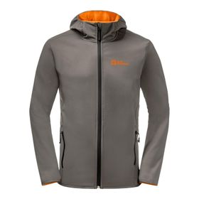 Jack Wolfskin 1307471-6185 Gri Bornberg Hoody Softshell Erkek Ceket