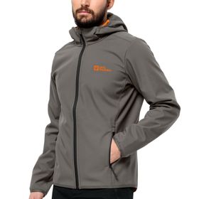 Jack Wolfskin 1307471-6185 Gri Bornberg Hoody Softshell Erkek Ceket