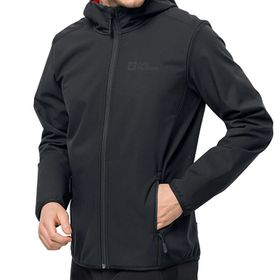 Jack Wolfskin 1307471-6350 Siyah Bornberg Hoody Günlük Erkek Mont