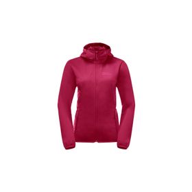 Jack Wolfskin 1307481-2160 Windhain Hoody Kadın Pembe Softshell Ceket