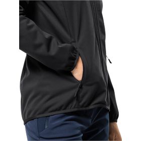 Jack Wolfskin 1307481-6000 Düz Siyah Polar Kadın Sweatshirt