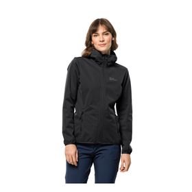 Jack Wolfskin 1307481-6000 Düz Siyah Polar Kadın Sweatshirt