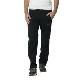 Jack Wolfskin 1508301-6000-Siyah N Glastal Zip Erkek Outdoor Pantolon