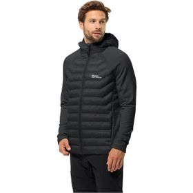 Jack Wolfskin 1710512-6000 Routeburn Pro Hybrid M Siyah Erkek Outdoor Ceketi