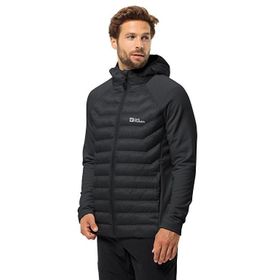 Jack Wolfskin 1710512-6000 Routeburn Pro Hybrid M Siyah Erkek Outdoor Ceketi