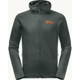 Jack Wolfskin 1710541-4161 Yeşil Baiselberg Hooded Fz M Erkek Polar Ceket
