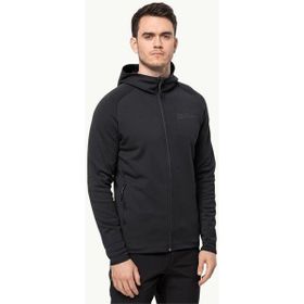 Jack Wolfskin 1710541-6000 Siyah Baiselberg Hooded Fz Erkek Outdoor Ceket