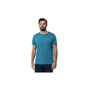 Jack Wolfskin 1806646-1284 JWP Mavi Erkek T-shirt