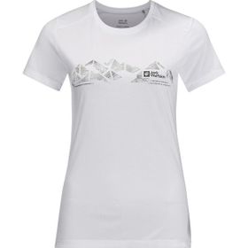 Jack Wolfskin 1807213_5195 Renkli Crosstrail Graphic Kadın T-shirt