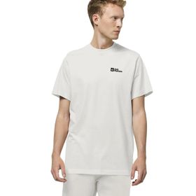Jack Wolfskin 1808382 Essential Beyaz Erkek T-Shirt