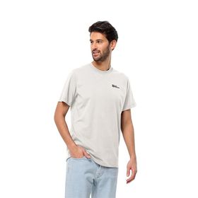 Jack Wolfskin 1808382 Essential Beyaz Erkek T-Shirt