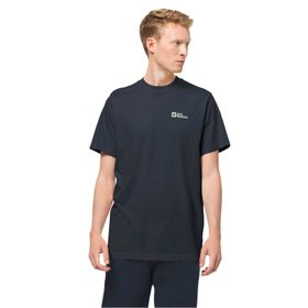 Jack Wolfskin 1808382_1010 ESSENTIAL T M Bisiklet Yaka Lacivert Erkek T-shirt