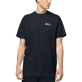 Jack Wolfskin 1808382_1010 ESSENTIAL T M Bisiklet Yaka Lacivert Erkek T-shirt