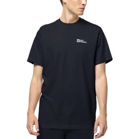 Jack Wolfskin 1808382_1010 ESSENTIAL T M Bisiklet Yaka Lacivert Erkek T-shirt