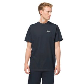 Jack Wolfskin 1808382_1010 ESSENTIAL T M Bisiklet Yaka Lacivert Erkek T-shirt