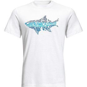 Jack Wolfskin 1808391-5018 Beyaz Erkek T-Shirt