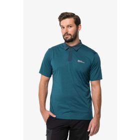 Jack Wolfskin 1808542-1278 Mavi Erkek T-shirt