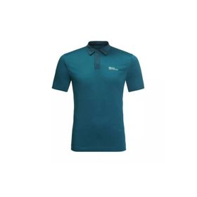 Jack Wolfskin 1808542-1278 Mavi Erkek T-shirt