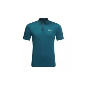 Jack Wolfskin 1808542-1278 Mavi Erkek T-shirt