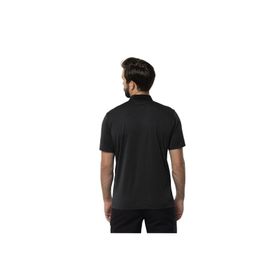 Jack Wolfskin 1808542 Pack and Go Polo Siyah Erkek T-Shirt