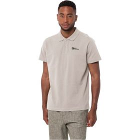 Jack Wolfskin 1809301TR Kırık Beyaz Essential Erkek Polo T-shirt
