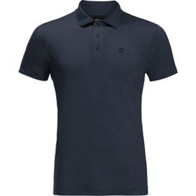Jack Wolfskin 1809721TR Travel Lacivert Polo Erkek T-shirt