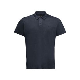 Jack Wolfskin 1809731-1010 Pikeh Polo M Mavi Erkek T-shirt