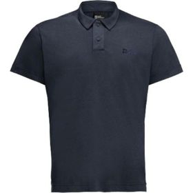 Jack Wolfskin 1809731-1010 Pikeh Polo M Mavi Erkek T-shirt