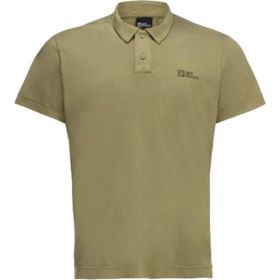 Jack Wolfskin 1809731-4511 Pikeh Polo M Haki Erkek T-shirt