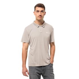 Jack Wolfskin 1809731 Pikeh Polo M Bej Erkek T-shirt
