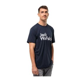 Jack Wolfskin 1809771TR Brand T Lacivert Erkek T-shirt