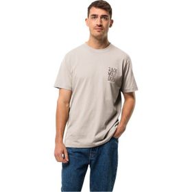 Jack Wolfskin 1809791TR Jack Tent T Kırık Beyaz Erkek T-shirt