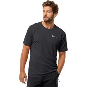 Jack Wolfskin 1809811TR-6000 Delgamı SS M Siyah Erkek T-Shirt