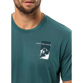 Jack Wolfskin 1809941TR Vonnan S/S Graphic T Erkek T-shirt