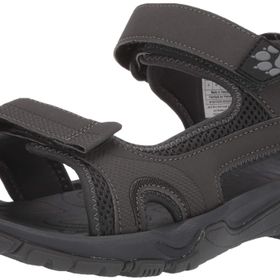 Jack Wolfskin 4019011 6350 Lakewood Cruise Gri Erkek Sandalet