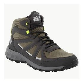 Jack Wolfskin 4051261 Woodland 2 Texapore Mid M Khaki/Green Erkek Outdoor Bot