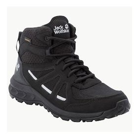 Jack Wolfskin 4051331 Woodland 2 Texapore Mid W Black Grey Kadın Outdoor Bot