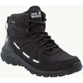 Jack Wolfskin 4051331 Woodland 2 Texapore Mid W Black Grey Kadın Outdoor Bot