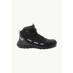 Jack Wolfskin 4051331 Woodland 2 Texapore Mid W Black Grey Kadın Outdoor Bot