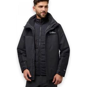 Jack Wolfskin A61858-635 Gri Jasper 3ın1 M Erkek Oudoor Mont