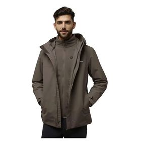 Jack Wolfskin A61864-5719 Kahverengi Altenberg 3ın1 Jkt M Erkek Outdoor Mont
