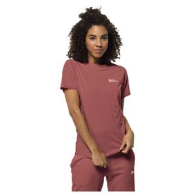 Jack Wolfskin Bisiklet Yaka Pembe 1808352_2183 Kadın T-shirt