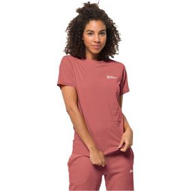Jack Wolfskin Bisiklet Yaka Pembe 1808352_2183 Kadın T-shirt