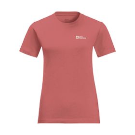 Jack Wolfskin Bisiklet Yaka Pembe 1808352_2183 Kadın T-shirt