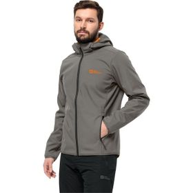 Jack Wolfskin Bornberg Hoody Gri Softshell Erkek Outdoor Ceket