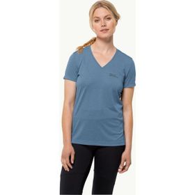 Jack Wolfskin Crosstrail T Koyu Mavi Kadın T-shirt