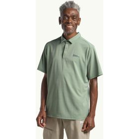 Jack Wolfskin Delgami M Yeşil Polo Erkek T-shirt